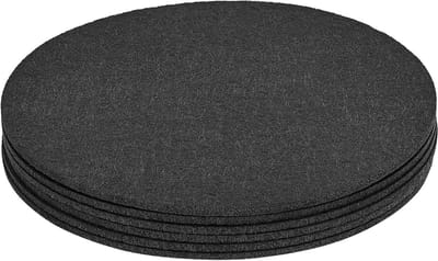 6 stuks vilten plantenonderzetters 15,5 cm - Absorberende en herbruikbare onderzetters voor potten, bloemen en warme gerechten binnen en buiten