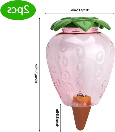 2 Pack Irrigatieballen 500ml voor Grote Planten - Watergeefsystemen voor Binnenplanten, Potplanten en Tuindecoratie