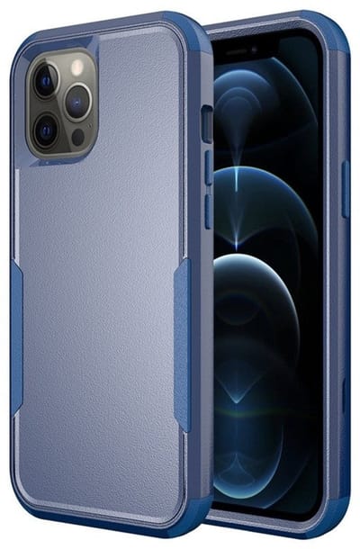 Shockproof Hoesje geschikt voor iPhone 16 Pro - Mobiq Layered Armor Case geschikt voor iPhone 16 Pro