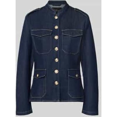 Regular fit jeansjack met sierknopen