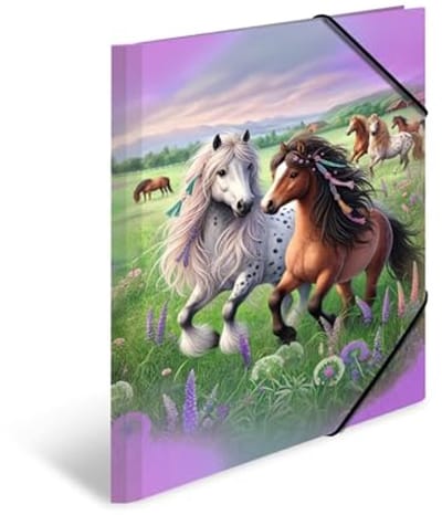 Elastomappen A3 Carton Horse World