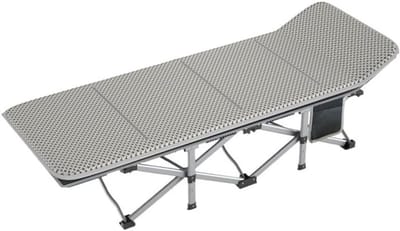 Opvouwbaar Campingbed - Draagbaar Bed - Logeren en Reizen - Compact en Lichtgewicht - Klein Formaat - One Color