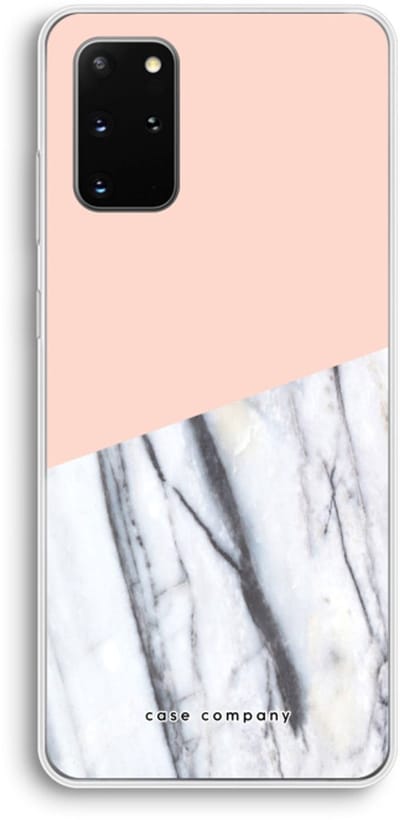 Case Company® - Hoesje geschikt voor Samsung Galaxy S20 Plus hoesje - A touch of peach - Soft Cover Telefoonhoesje - Bescherming aan alle Kanten en Schermrand