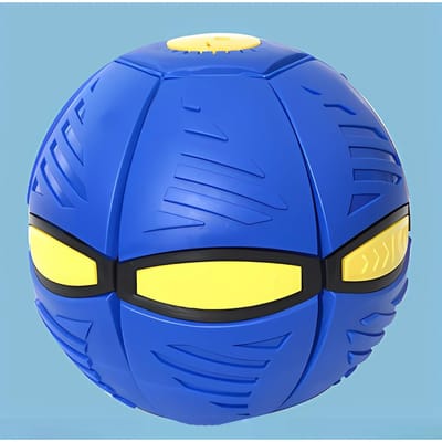 Vliegende Schotel Bal voor Huisdieren Magische Buiten Werpschijf Bal Voor Kinderen En Hond Interactief Huisdier Trainings Sportspel Benodigdheden Ufo Huisdieren Speelgoed blauw