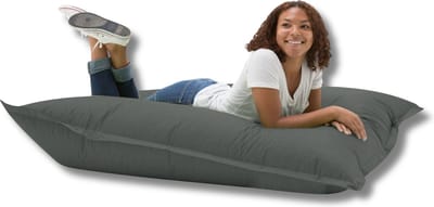 Xoft Living - Zitzak Zitkussen - 100x150 - Antraciet - Volwassenen & Kinderen