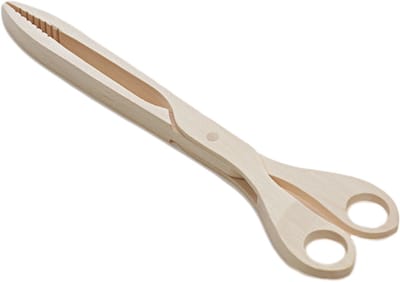 Houten Grill Tang - 28 cm - Beukenhout - Keukengerei