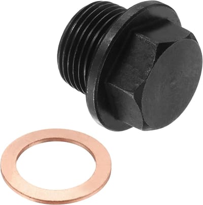 Metrische Pijp Plug Fittings voor Buitendraad, Hex Head Socket Flens Connector met Koperen Wasmachine voor Afdichten van Olie, Gas en Water