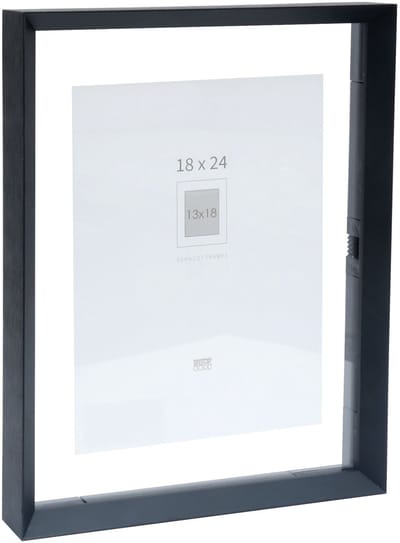 Deknudt Frames fotolijst S028K2 - zwart - foto 18x24 / 13x18 cm