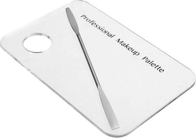 WiseGoods Luxe Acryl Palet Voor Make Up - Make-Up Palette - Mengpaneel Makeup - Beauty Blender - Accessoires Verzorging - 15x10