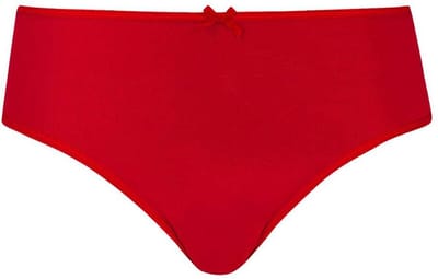 RJ Bodywear - Pure Color - Dames Maxi String - Donkerrood - 3XL