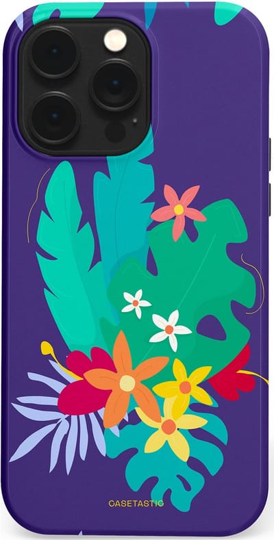 Casetastic Hoesje Geschikt voor Apple iPhone 14 Pro Max Magsafe - Stijlvolle Beschermende Duo-layer Case - Surfplant