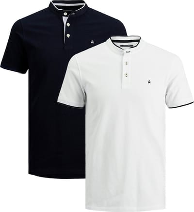 Jack & Jones Heren poloshirt 2 pack Paulos Mao