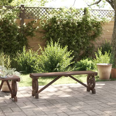 vidaXL - Tuinbank - 115 - cm - massief - vurenhout