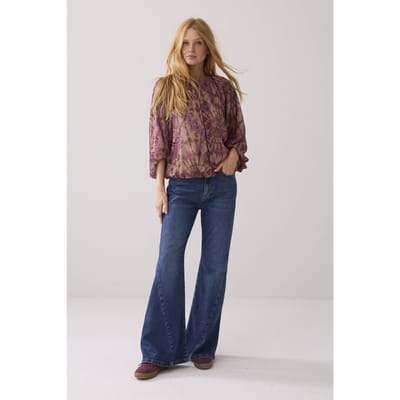 Summum Woman Top Tie Dye Print Multicolour Größe: 38 | Longsleeves Outlet | Damen