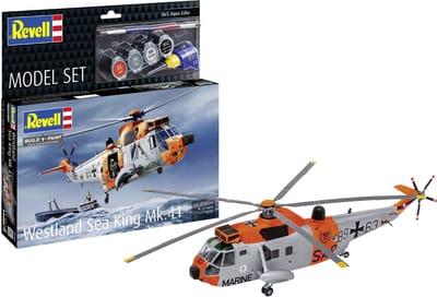 Revell Modelbouwpakket Militaire voertuigen - 63785 Westland Sea King Mk. 41 - Sikorsky S-61 - Helikopter - Model Set Plastic - 1:72 - Modelbouw