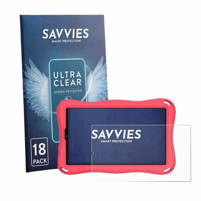 Savvies - Screenprotector voor Suaat S11 9" - Folie Beschermfolie transparant 18 Stuks