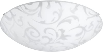 EGLO Scalea 1 Wand/Plafondlamp - 1 Lichts - Ø315mm. - Wit Met Decor