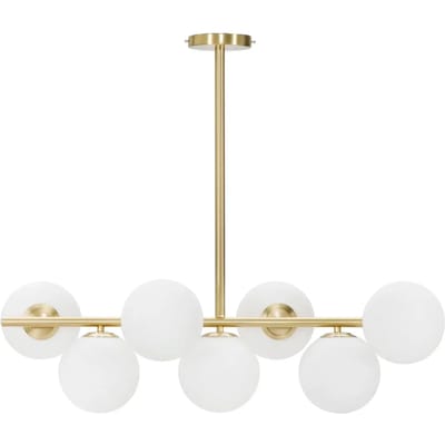 GLAMY Metal Plafondlamp Goud met 7 Bollen - Stijlvolle Verlichting