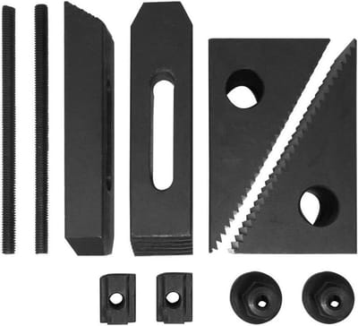 Spanklauw set - Spanmoerset T-sleuf - Werkstukken Spannen - Gehard staal - 10 mm M8 - Metaal