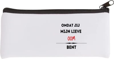Akyol - omdat jij mijn lieve oom bent Etui - Oom - de liefste oom - verjaardag - cadeautje voor oom - kado - geschenk - 20 bij 9 cm