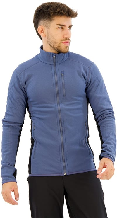 Icebreaker Descender Sweatshirt Met Rits Blauw M Man