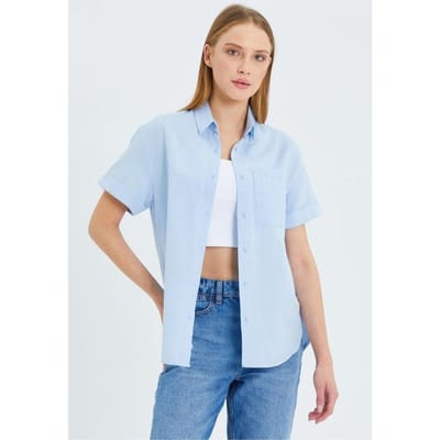 Korte Mouwen Shirt met Zakjes