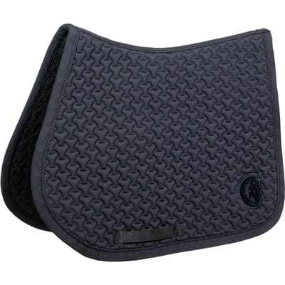 Kentucky Horsewear - Zadeldek - Zadeldoek Plaited 3D logo - Jumping - Zwart