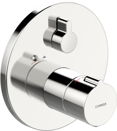 Hansa Mix afdekset voor thermostaat rond zonder omstel chroom