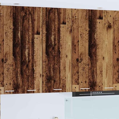 vidaXL - Hangkast - Oudhout - 40 - x - 31 - x - 100 - cm - Bewerkt - hout
