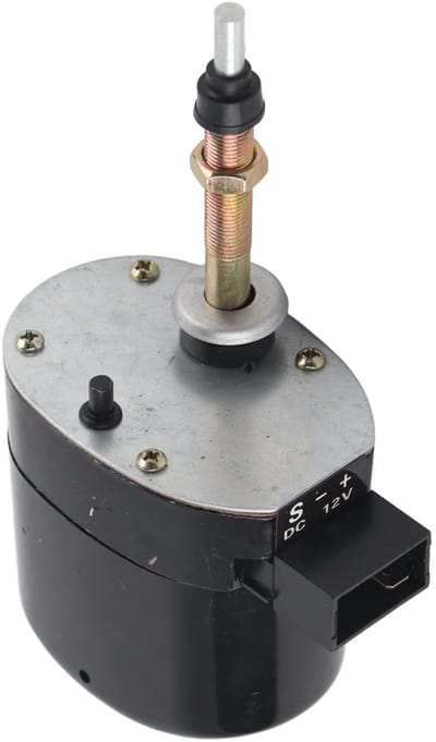 Dailygoods- Ruitenwissermotor 12V - Metalen Motor - Universeel Accessoire - Eenvoudige Installatie - Professioneel Ontwerp - Directe Vervanging - Wissermotor