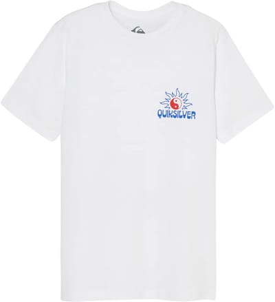 Quiksilver Fusion T-shirt Met Korte Mouwen Wit 8 Years Jongen