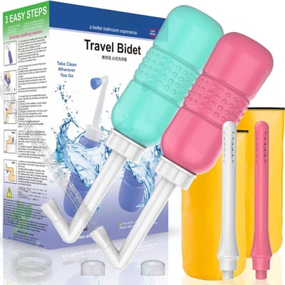 Solacis Draagbare bidet - Bidet - Vaginale douche - Mobiele bidet - Portable bidet - Draagbare bidets - Must have!