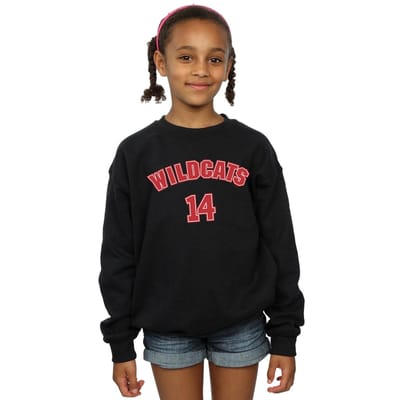 Disney Meisjes High School Musical The Musical Wildcats 14 Sweatshirt (Zwart)