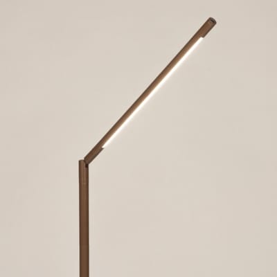 Lumidora Vloerlamp 75512 - BERDIEN - Ingebouwd LED - 6.0 Watt - 540 Lumen - 2700 Kelvin - Bruin - Metaal - Met dimmer