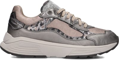 Xsensible Milau Sneakers - Leer - Dames - Zilverkleurig - Maat 43