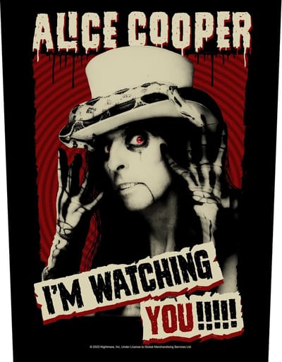 Alice Cooper - I'm Watching You Rugpatch - Multicolours