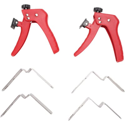 Ladebevestigingsklem, Roestvrijstalen Ladefrontklem met Rubber Pads, Ergonomisch Ladefrontmontagegereedschap voor Kastfront, Komkast