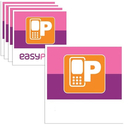 Dailygoods- Autostickers UV-bescherming - Kleine Autostickers 6 x 6