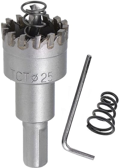 Gatsnijder Heavy Duty - Gatzaagset 15mm/50mm - Hoogwaardig Staal - Trillingsarm - Snelle Snijkant - Chroom Afwerking - Gatzaag