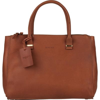 BURKELY Vintage Wieske Handtas - Cognac