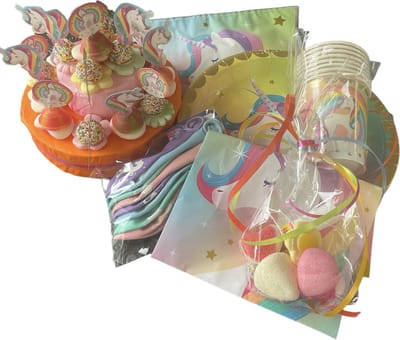 Unicorn - Verjaardag - Snoep - Feestpakket - 8 kinderen