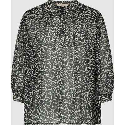 Circle of Trust Alison Blouse Floral Fusion Maat: XS | Longsleeves Outlet | Dames | Zwart
