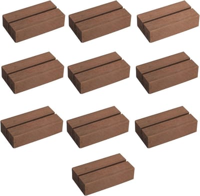 10 Stuks Houten Kaarthouder - Naamkaarthouders voor Bruiloften en Feesten