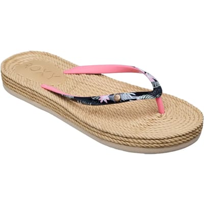 Roxy South Beach Iii Slippers Bruin,Roze EU 36 Vrouw