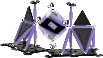 Supermag - Magnetisch speelgoed - 85 stuks - Open einde speelgoed - Magnetic toys - Constructiespeelgoed - Technicolor