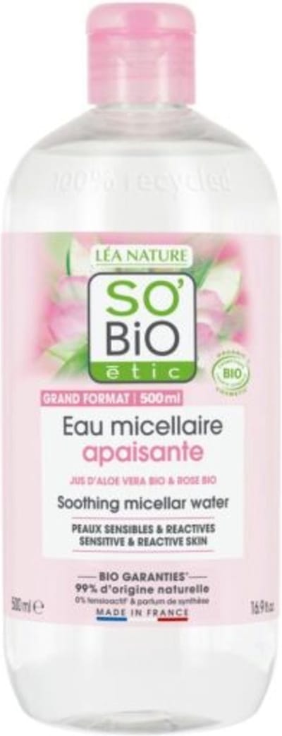 So Bio Etic Hydra aloe vera micellar water 500 Milliliter