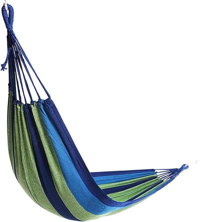 Hangmat - Dubbel Frame - Buiten Ontspannen - Inclusief Draagtas - 200 x 150 cm - Tropische Kleuren
