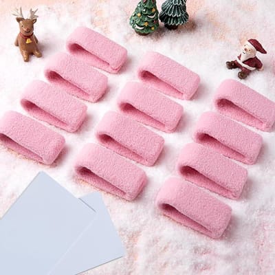 12 Stuks Dekbedovertrek Clips, Antislip Duvet Bevestigingsclips voor een Perfecte Pasvorm en Eenvoudige Installatie (Roze)