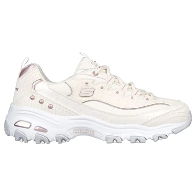 Skechers D'LITES - LADIES NIGHT dames sneakers - Wit - Maat 40