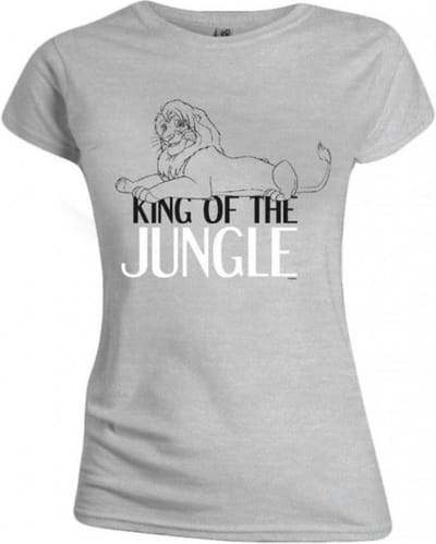 THE LION KING - KING OF PRIDE ROCK WOMEN T-SHIRT - GREY